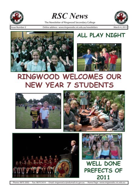 RSC News - Ringwood Secondary College