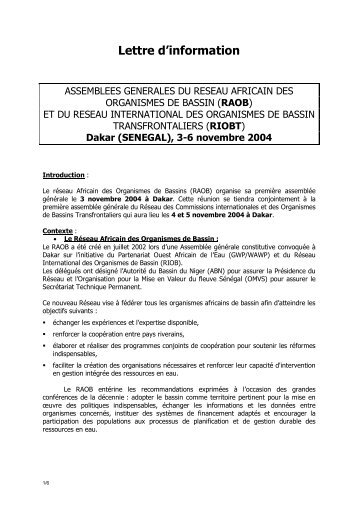 Note d'information - RIOB