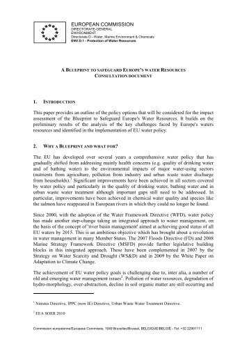 background consultation document - European Commission - Europa