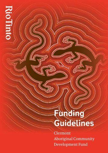 Clermont Aboriginal Community Development Fund guidelines