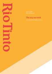 The way we work - Rio Tinto - Qit Madagascar Minerals
