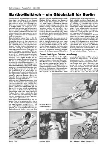 Rekordwütiger Sören Lausberg - Berliner Radsport Verband e.V.