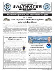 April, 2012 - The Rhode Island Saltwater Anglers Association