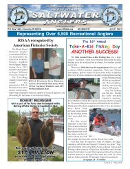 August, 2011 - The Rhode Island Saltwater Anglers Association
