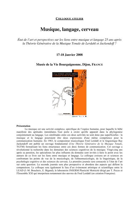 Musique, langage, cerveau - Risc - CNRS