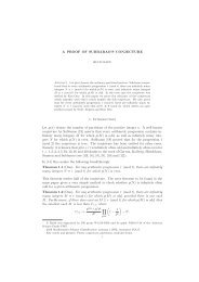 A PROOF OF SUBBARAO'S CONJECTURE 1. Introduction Let p(n ...