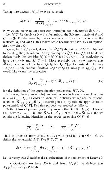 Deformation Techniques for Efficient Polynomial Equation ... - RISC