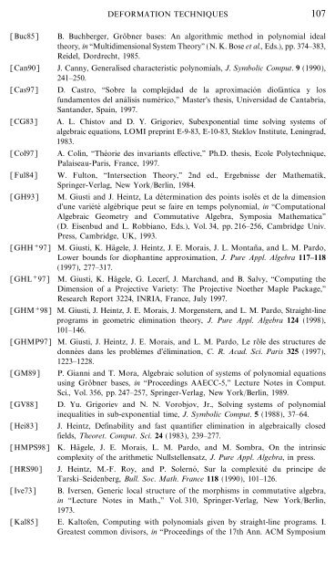 Deformation Techniques for Efficient Polynomial Equation ... - RISC