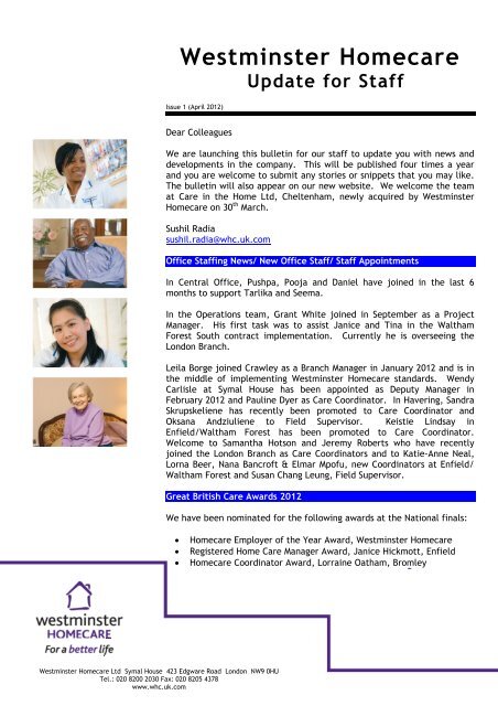 Home Care Agencies Enfield