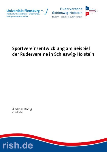 Sportvereinsentwicklung am Beispiel der Rudervereine in ...