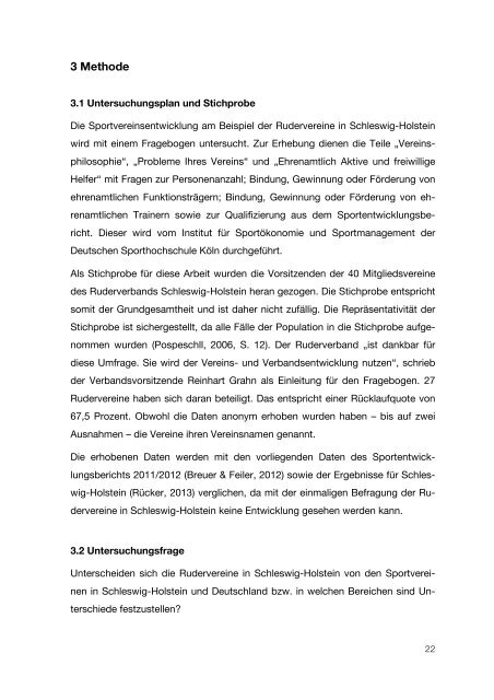 Sportvereinsentwicklung am Beispiel der Rudervereine in ...