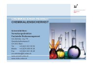 pdf, 1.0 MB - Fachstelle Risikomanagement - UniversitÃ¤t Bern