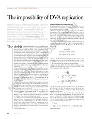The impossibility of DVA replication - Risk.net