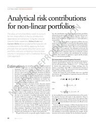 NOT FOR REPRODUCTION - Risk.net