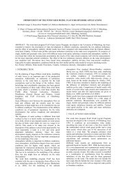 IMPROVEMENT OF THE WIND FARM MODEL FLAP FOR ...