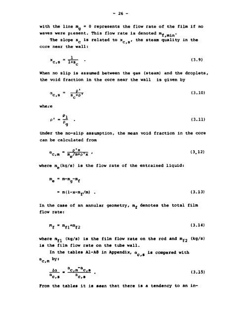 An Experimental and Theoretical Â£ Investigation of Annular Steam ...