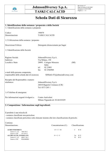 Taski Calcacid - Dipres.it