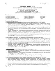 Curriculum vitae - Rochester Institute of Technology