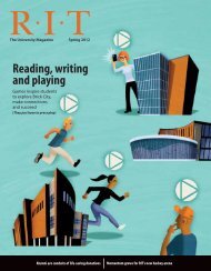 Reading, writing and playing - Rochester Institute of Technology