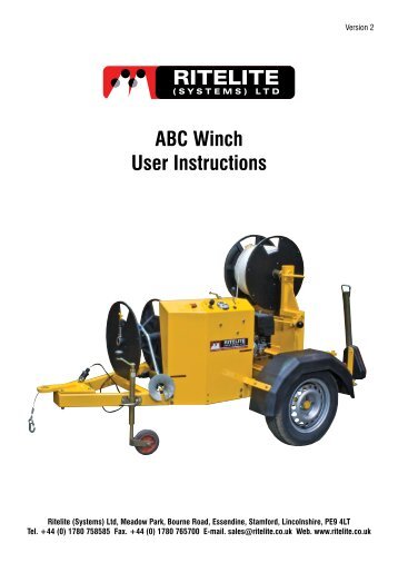 ABC Winch User Instructions - Ritelite (Systems) Ltd