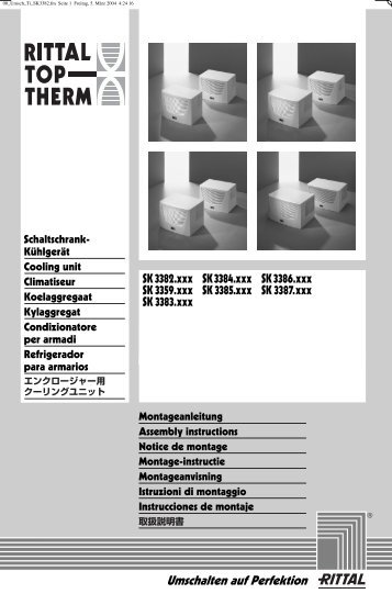 Montagfeanleitung/Bedienungsanleitung / Assembly instruction ...