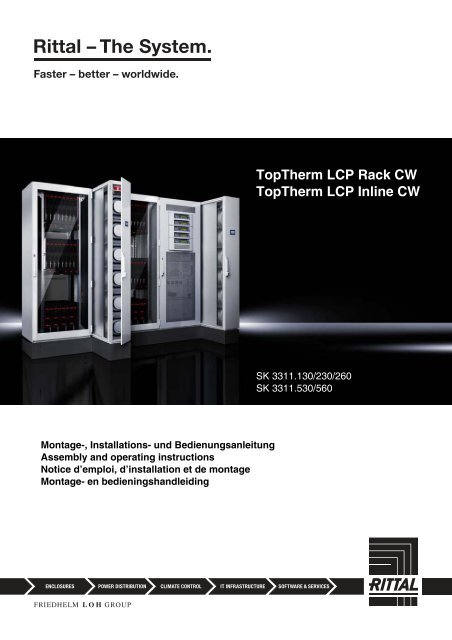 Assembly and operating instructions - Rittal