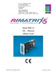 Rittal PMC12 DC - Manual (Relay Card)