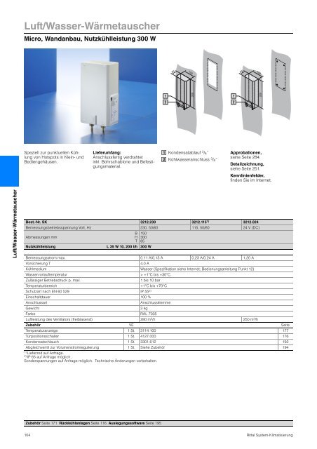 Rittal - System-Klimatisierung