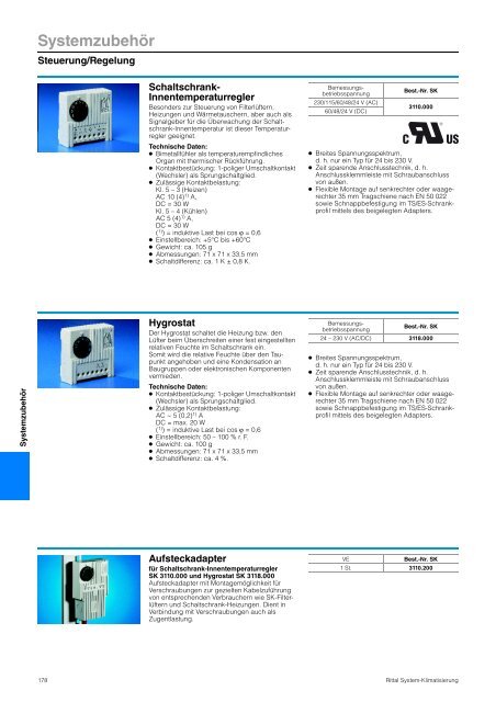 Rittal - System-Klimatisierung