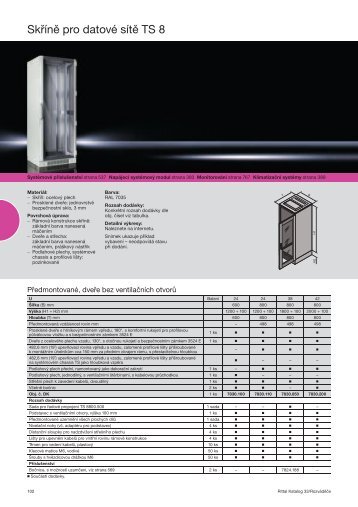 SkÅÃ­nÄ pro datovÃ© sÃ­tÄ TS 8 - Rittal