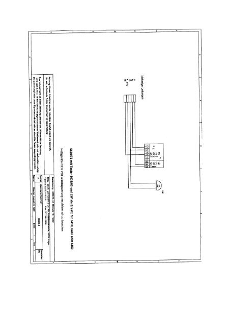 SchaltplÃ¤ne Austausch Wohntelefon 64xx (alt) > 66XX - Ritto