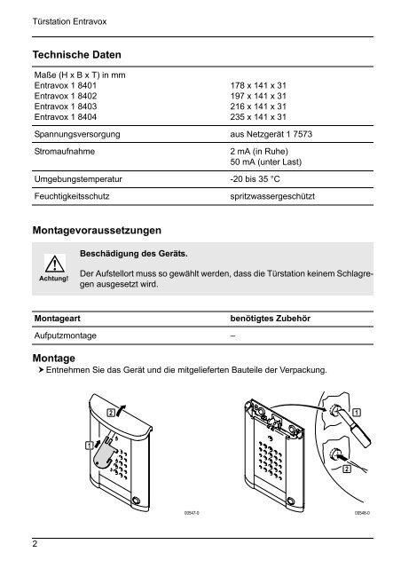 Entravox Kompakt-TÃ¼rstation - Ritto