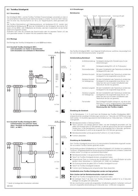 6.2.4 Anschluß T