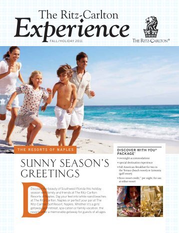 sunny season's greetings - Ritz-Carlton