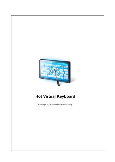 User Manual PDF - Hot Virtual Keyboard