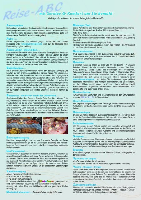 Aktueller Katalog als PDF Download - Bayer-Reisen GmbH