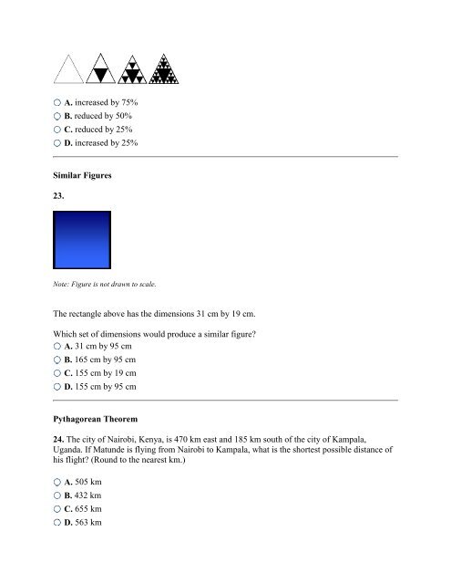 Geometry & Spatial Sense â Practice Problems