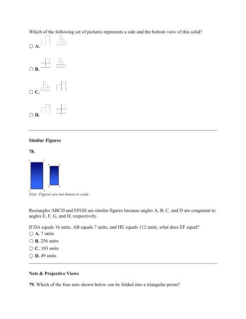 Geometry & Spatial Sense â Practice Problems