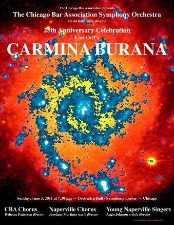 CARMINA BURANA - The Chicago Bar Association