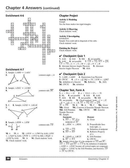 chp 4 worksheet answers