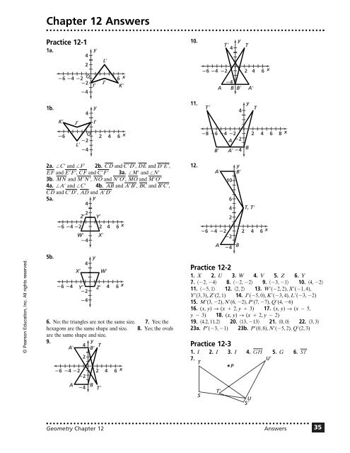 Chapter 12 Answers (continued)