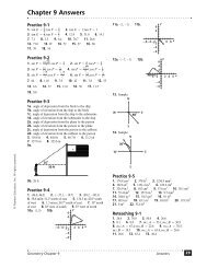 Chapter 9 Answers (continued)