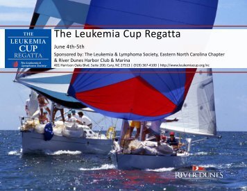 The Leukemia Cup Regatta - River Dunes