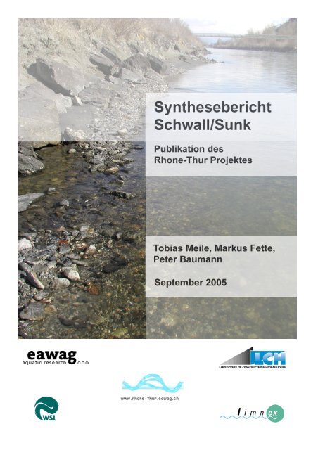 Synthesebericht Schwall/Sunk - Rhone-Thur Projekt - Eawag