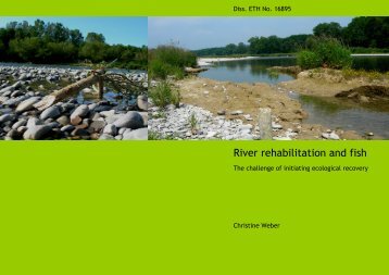 River rehabilitation and fish - Rhone-Thur Projekt - Eawag