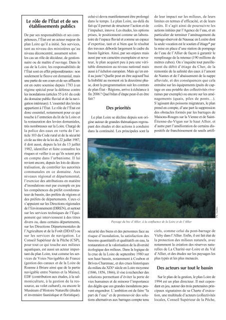 Le plan Loire grandeur nature - RiverNet