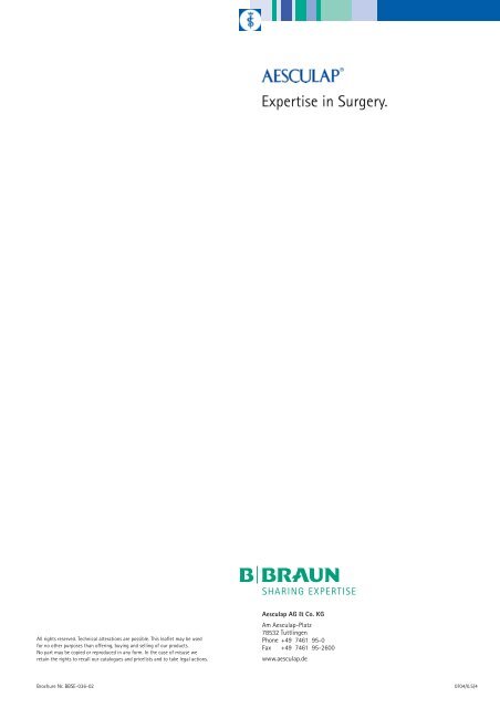 synthofil folleto 036-02 - B. Braun Medical AS
