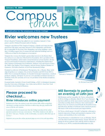 Rivier welcomes new Trustees - Rivier University