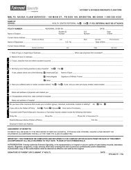 Accident and Sickness Insurance Claim Form