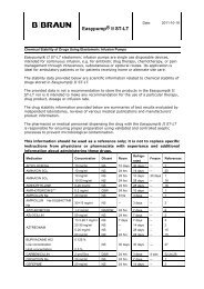 Ultrasound-visible stimulation cannula for ... - B. Braun Nederland